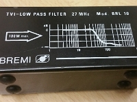 BREMI-BRL10-TVI-Low-Pass-Filter-27MHz