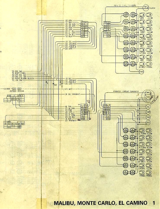 Chevrolet 1978 Malibu Classic Wiring Diagrams