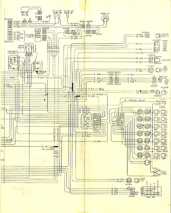 1979 camaro dash wiring diagram