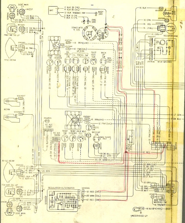 Chevrolet 1978 Malibu Classic Wiring Diagrams