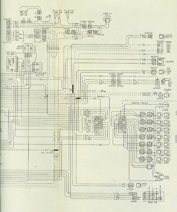 Chevrolet 1979 Malibu Classic Wiring Diagrams